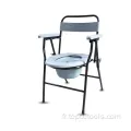 Salle de bain médicale Assistage pliant chaise de toilette Plastique Toilette de commode de la chaise de commode portable Toliet Sage pour les patients